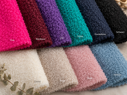 Teddy Fleece dunkelblau