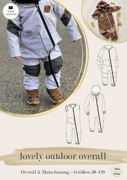 Papierschnittmuster lovely outdoor overall